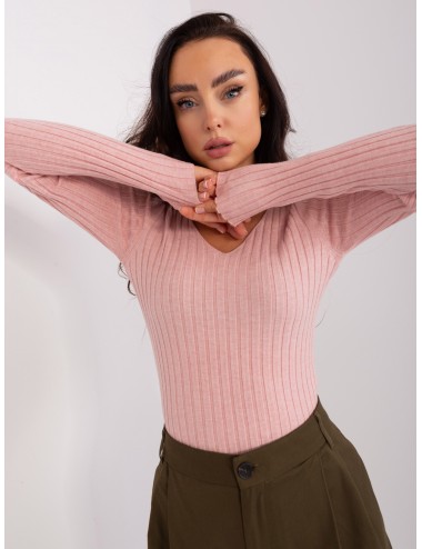 Sweter klasyczny z dzianiny