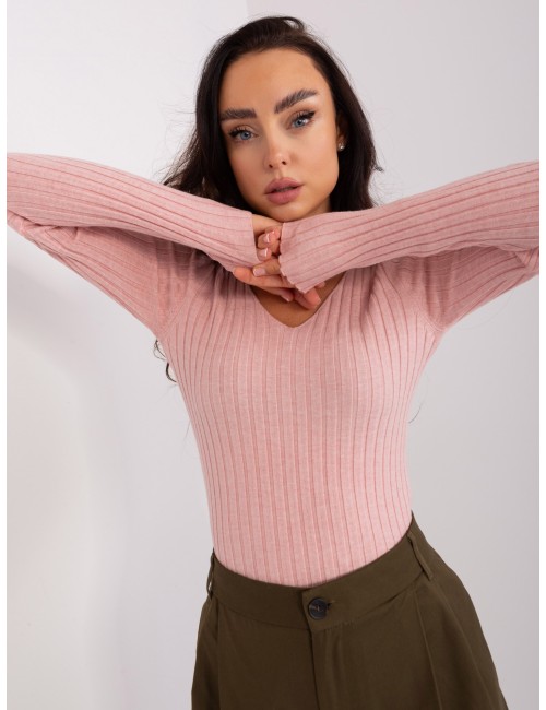 Sweter klasyczny z dzianiny