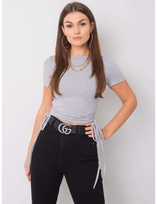 T-shirt damski z bawełny