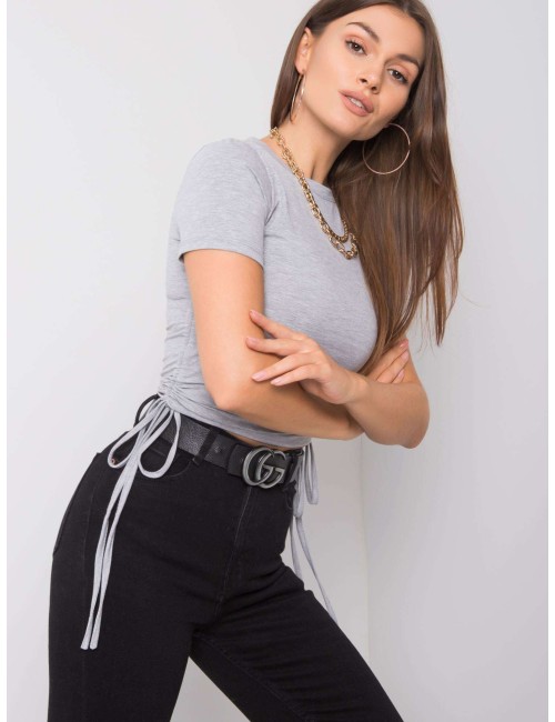 T-shirt damski z bawełny
