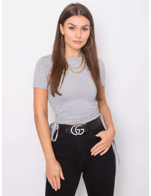 T-shirt damski z bawełny