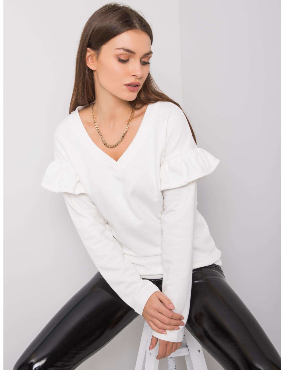 RUE PARIS Ecru bluza damska