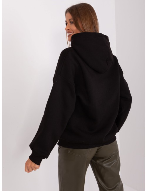 Luźna bluza dresowa z napisem