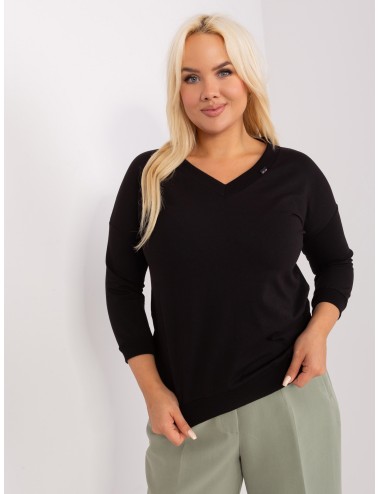 Bawełniana bluzka plus size basic