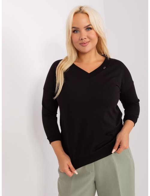 Bawełniana bluzka plus size basic