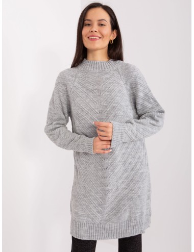 Sweter oversize ze ściągaczami