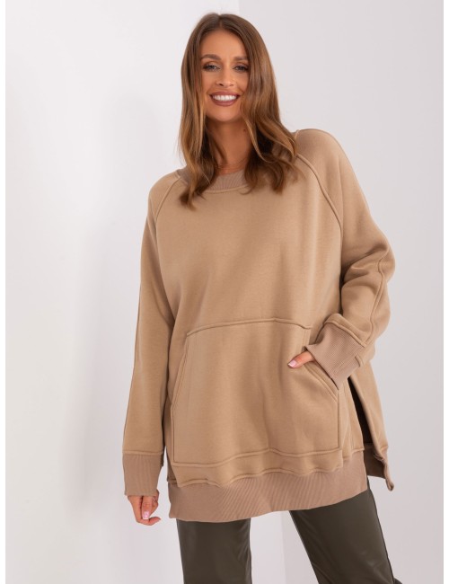 Bluza ocieplana z rozcięciami