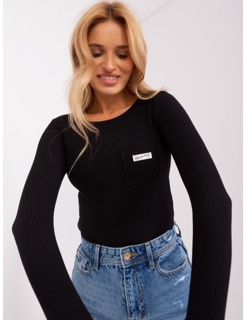 Bluzka longsleeve z kieszonką
