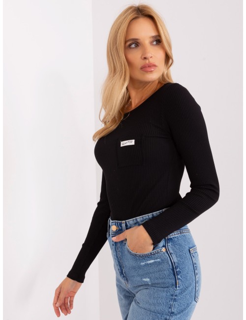 Bluzka longsleeve z kieszonką