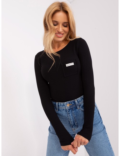 Bluzka longsleeve z kieszonką