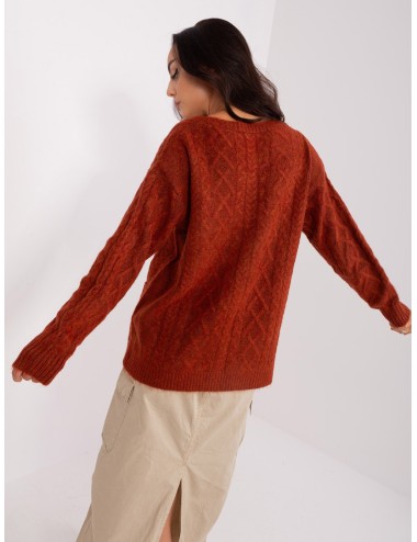 Sweter rozpinany z dekoltem V