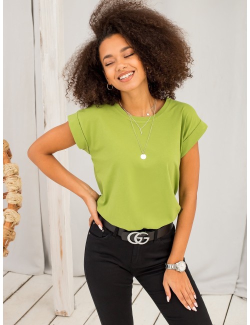 Gładki t-shirt damski