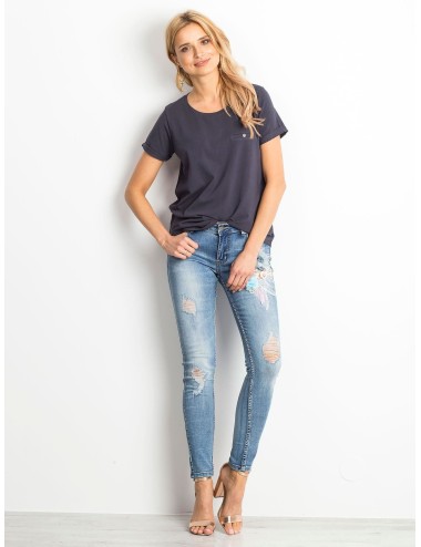 Bawełniany t-shirt damski basic