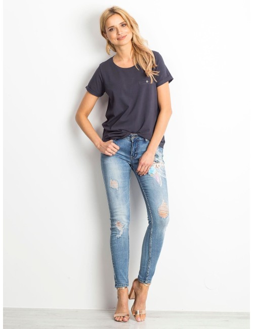 Bawełniany t-shirt damski basic