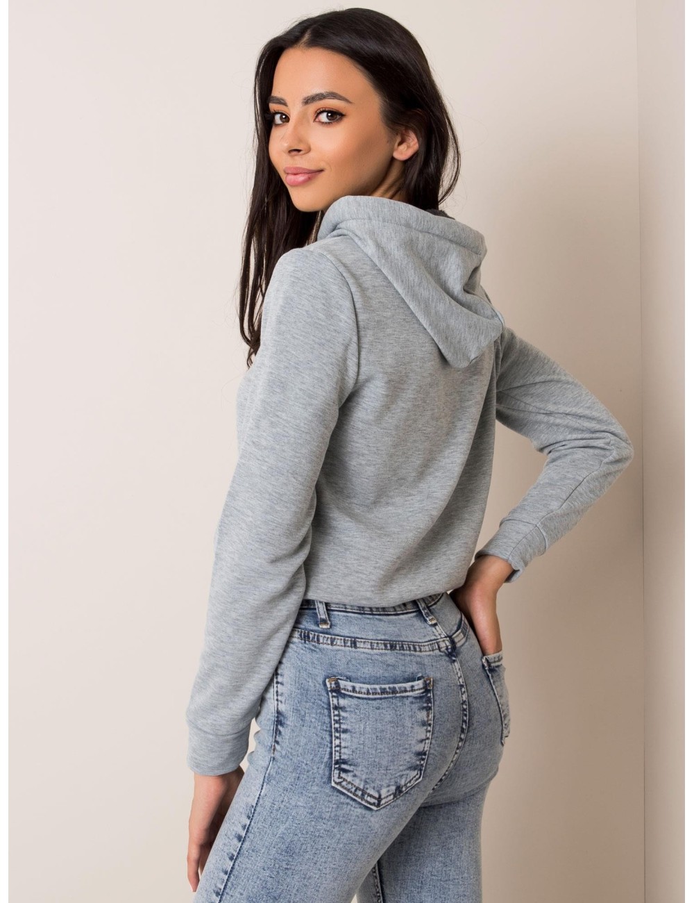 SUBLEVEL Brudnozielona bluza z kapturem