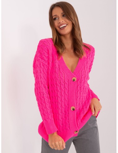 Sweter rozpinany z dekoltem V RUE PARIS
