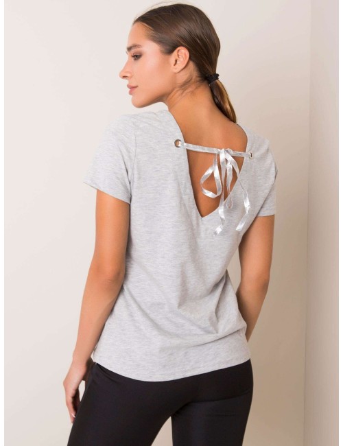 FOR FITNESS Szary t-shirt damski