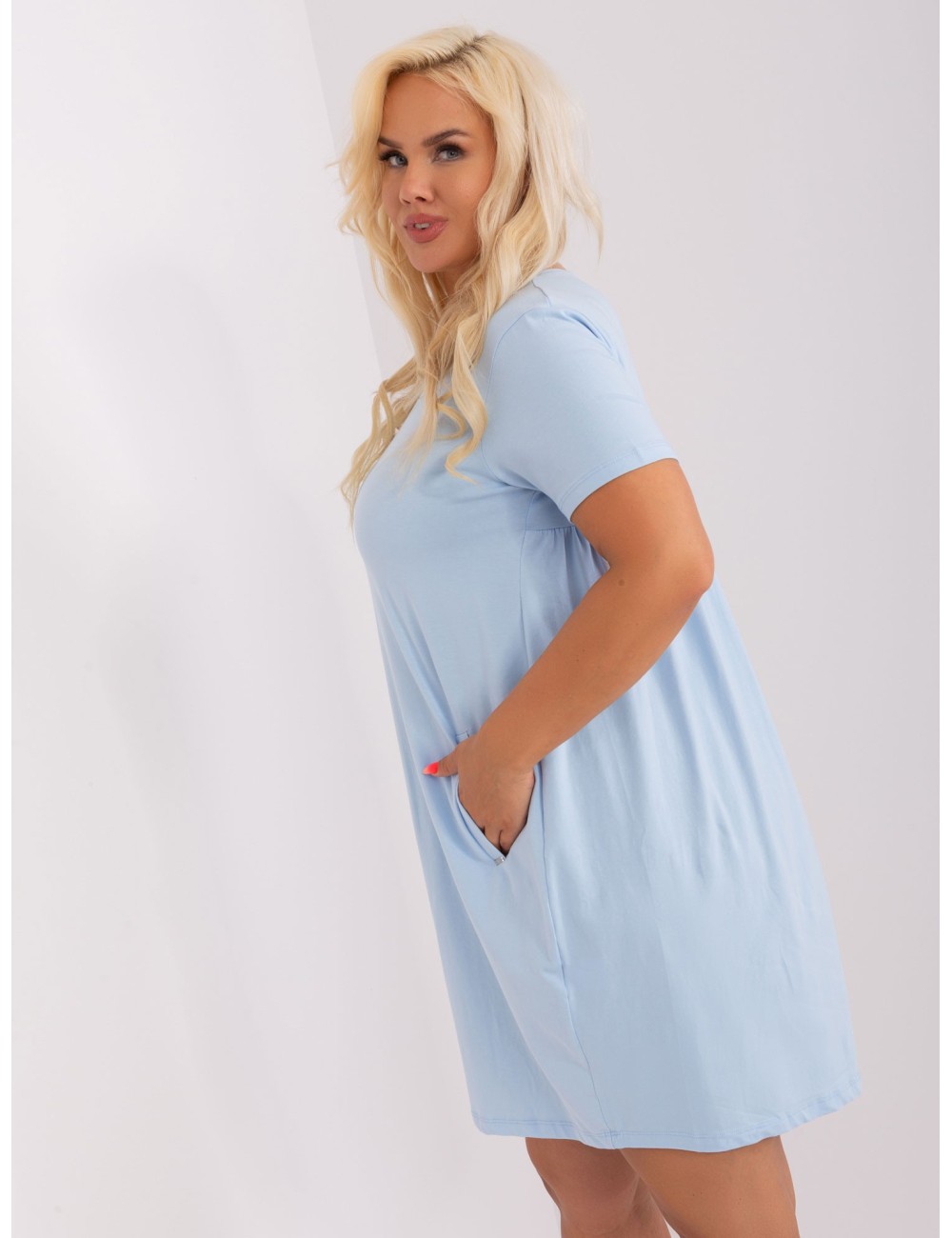 Sukienka plus size z bawełny