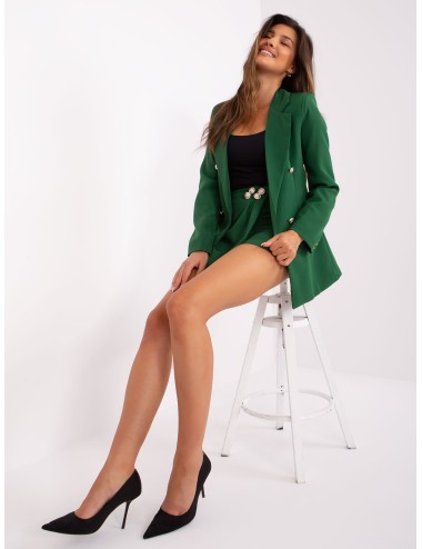 Garniturowy komplet elegancki z szortami