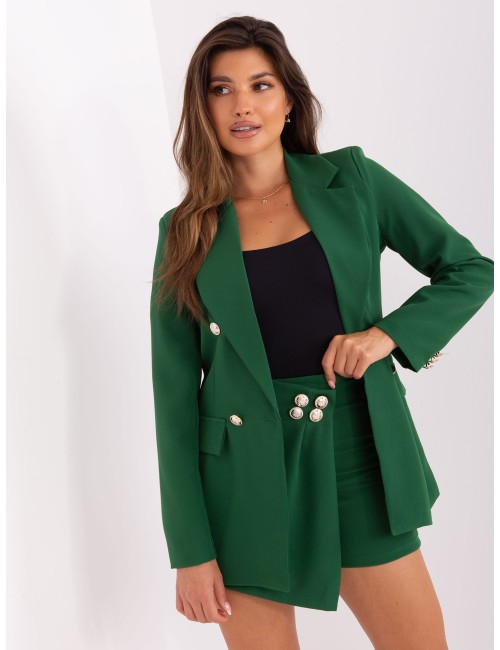 Garniturowy komplet elegancki z szortami