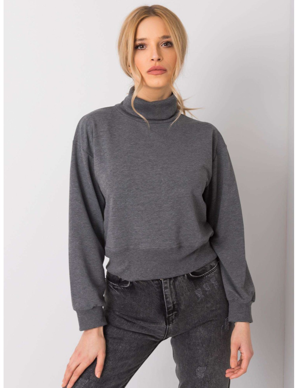Bluza basic z golfem