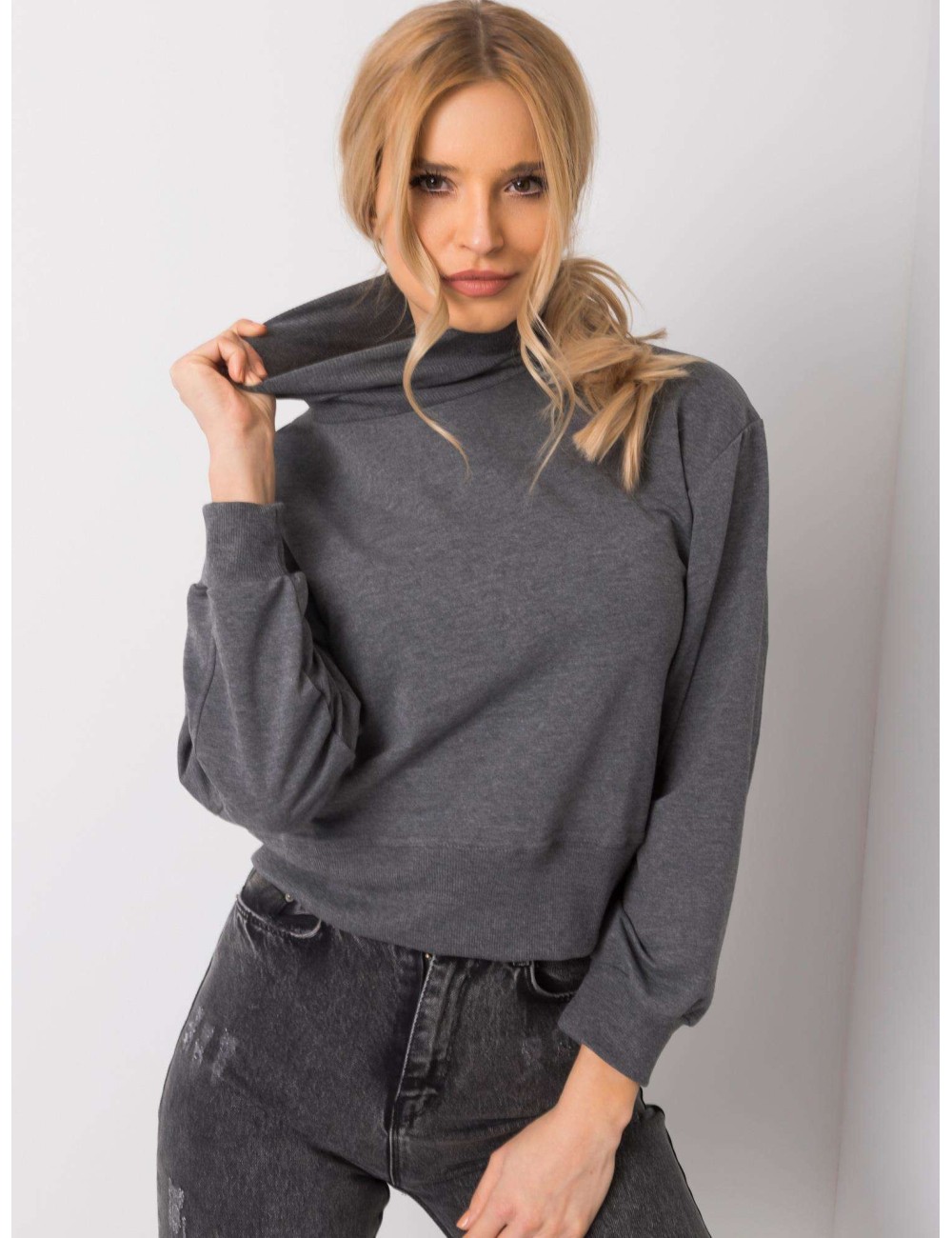 Bluza basic z golfem