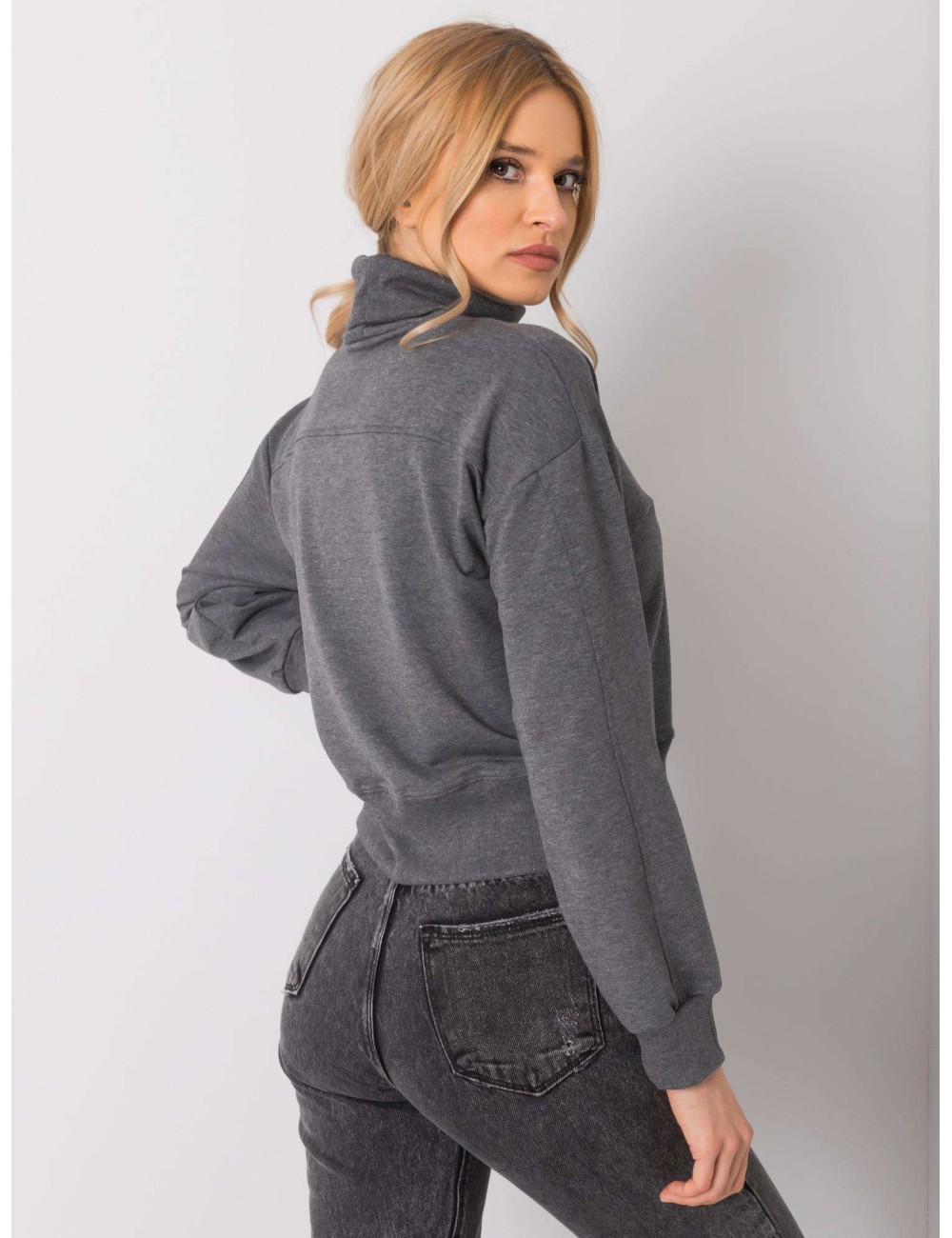 Bluza basic z golfem
