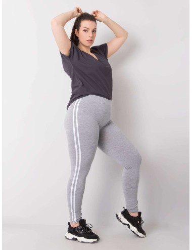 Melanżowe legginsy plus size