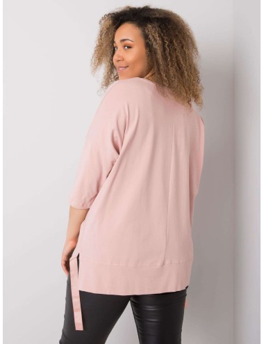 Damska bluzka plus size z aplikacją