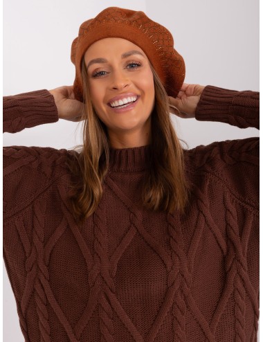 Dzianinowy beret