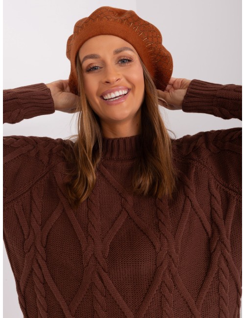 Dzianinowy beret