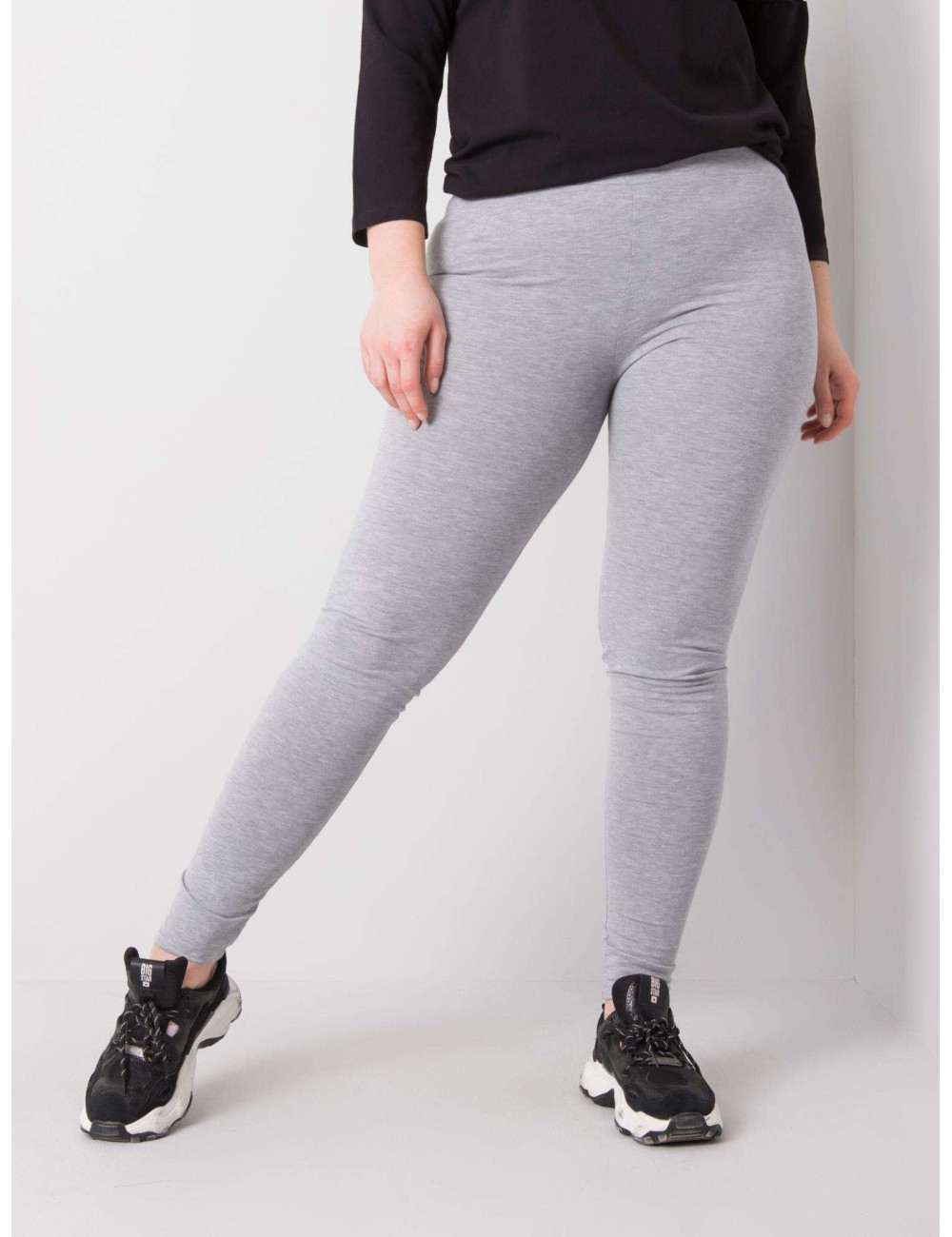 Bawełniane legginsy plus size