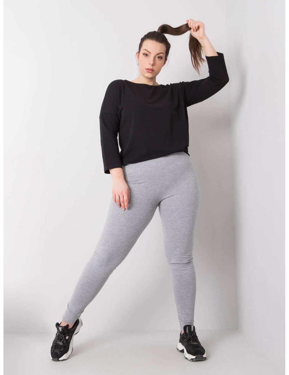 Bawełniane legginsy plus size