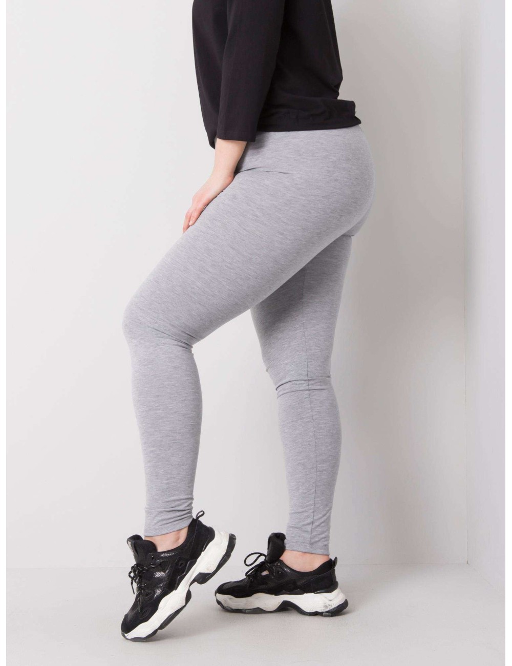 Bawełniane legginsy plus size