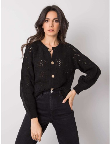 OCH BELLA Ecru sweter rozpinany