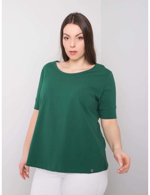 Bawełniany t-shirt damski plus size