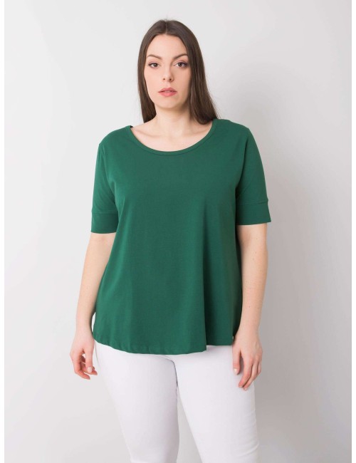 Bawełniany t-shirt damski plus size