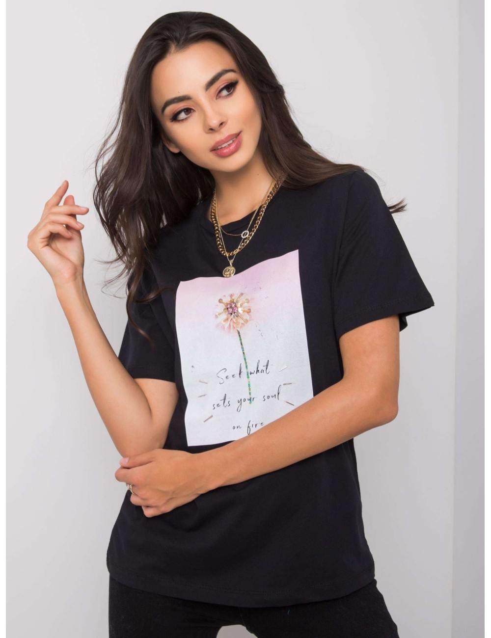 Damski t-shirt z printem