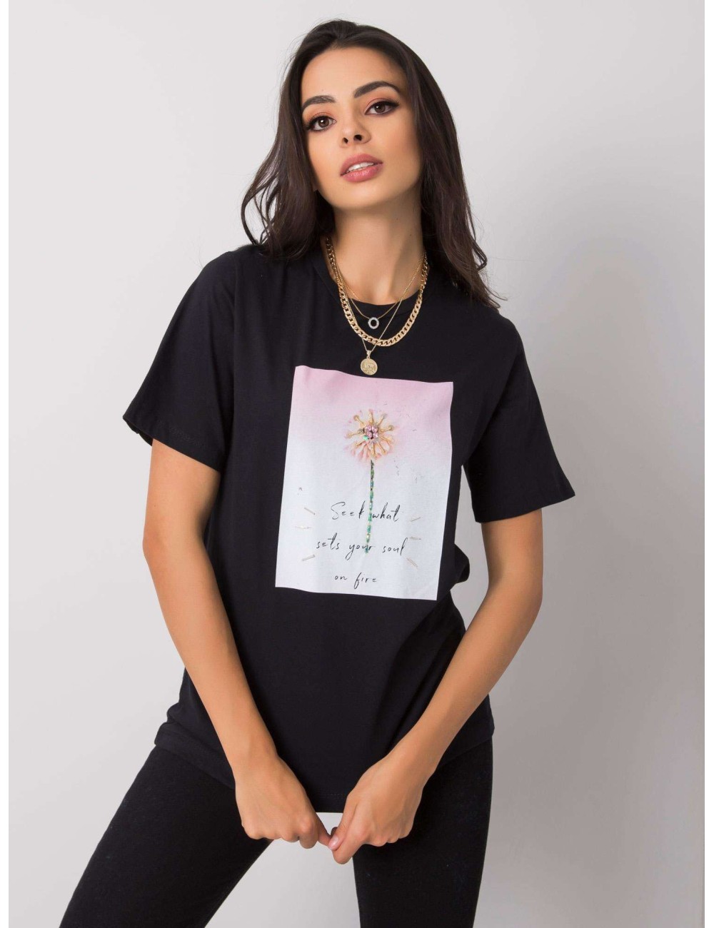 Damski t-shirt z printem