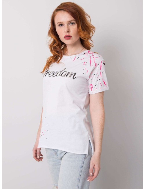 T-shirt damski z napisem