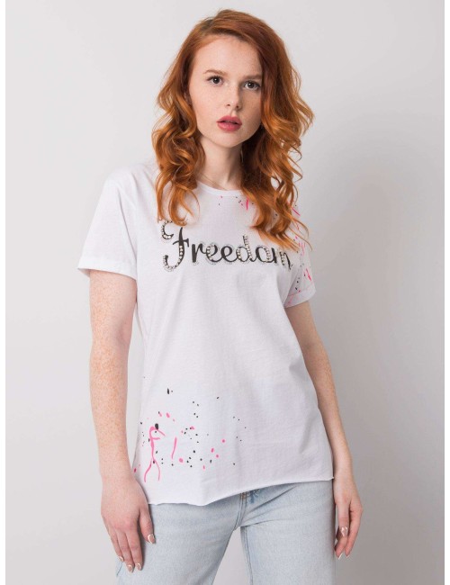 T-shirt damski z napisem