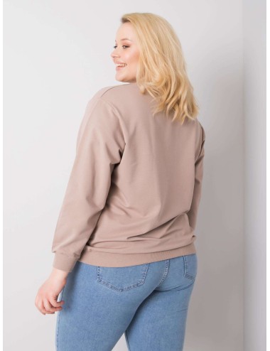 Melanżowa bluza plus size basic