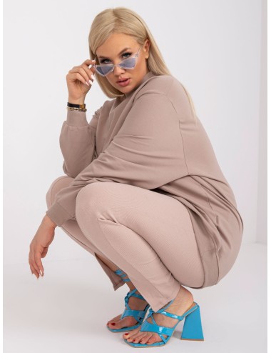 Melanżowa bluza plus size basic