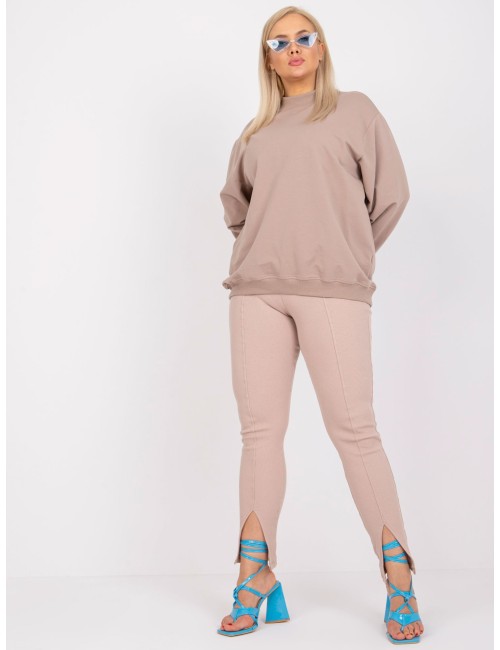 Melanżowa bluza plus size basic