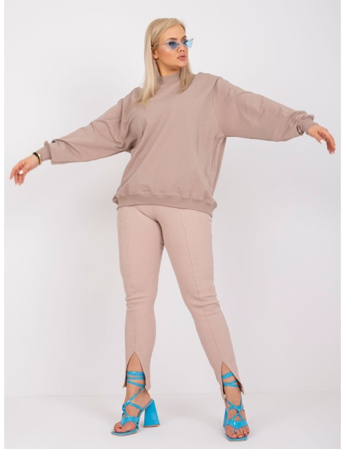Melanżowa bluza plus size basic