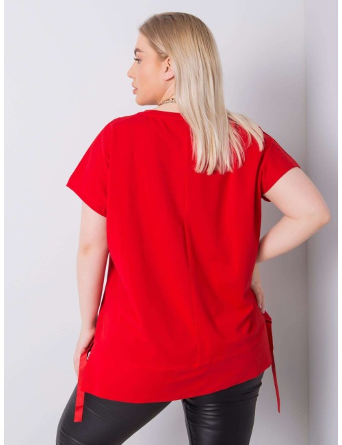 Bluzka plus size z dżetami