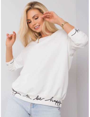 Zielono-czarna gładka bluza plus size z napisami Charliza