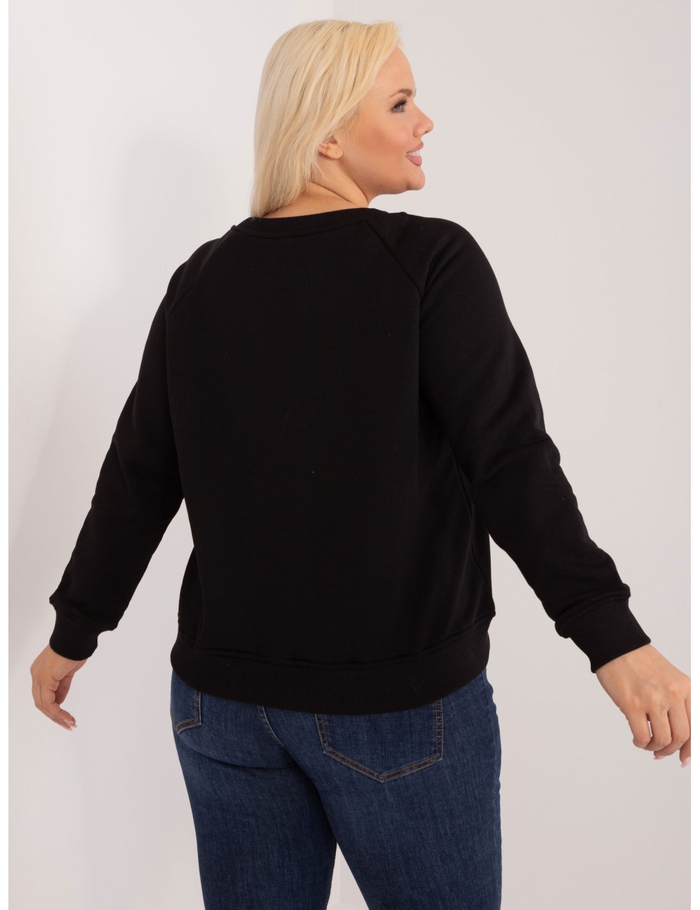 Bluza plus size bez kaptura