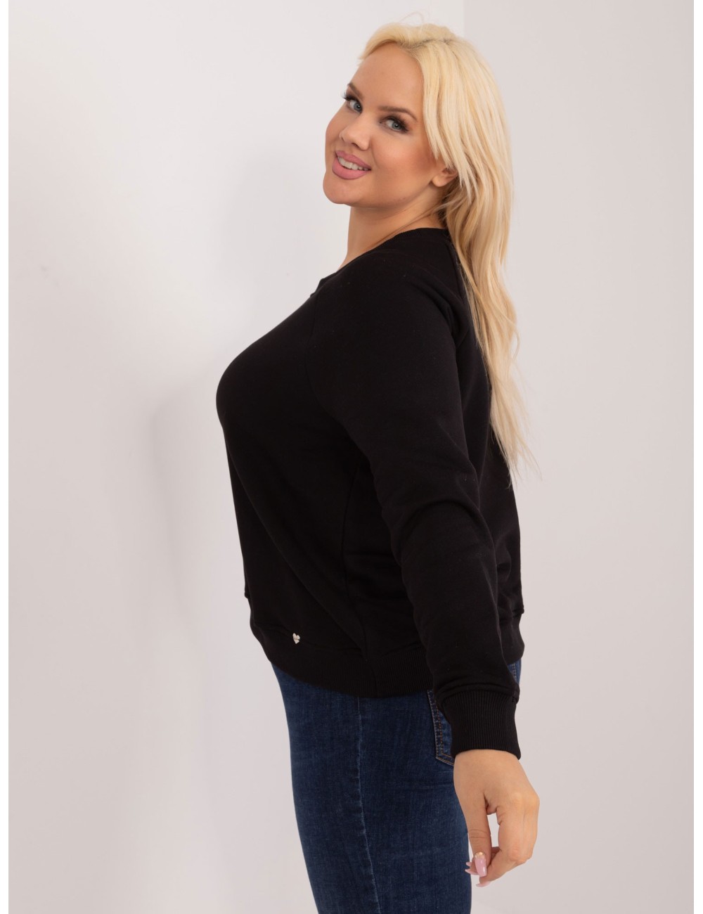 Bluza plus size bez kaptura