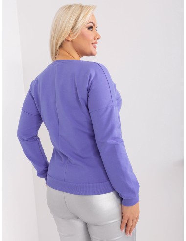 Damska bluzka plus size z nadrukiem